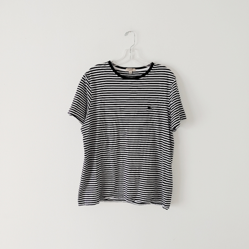 Burberry London Slim Fit Striped Tee L